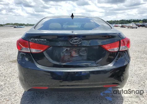 2012 Hyundai Elantra Gls из США, поврежденный, VIN 5NPDH4AEXCH100397